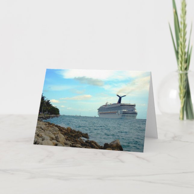 Carte ~Cruise Ship~ GREETING CARD, PERSONNALISER (Devant)