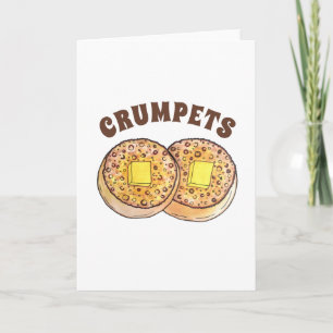 Carte Crumpets à beurre chaud Cuisine britannique