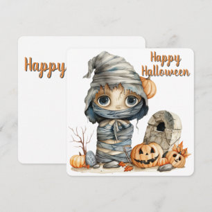 Carte Crypt Cutie - Feuilles d'automne et méfait de la m