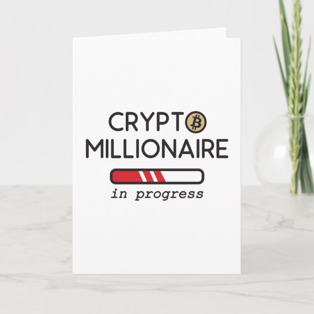 Carte Crypto Millionaire in progress (Devant)