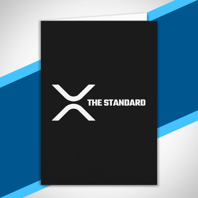Carte Cryptomonnaie de mème XRP Crypto Le devis standard (Créateur téléchargé)