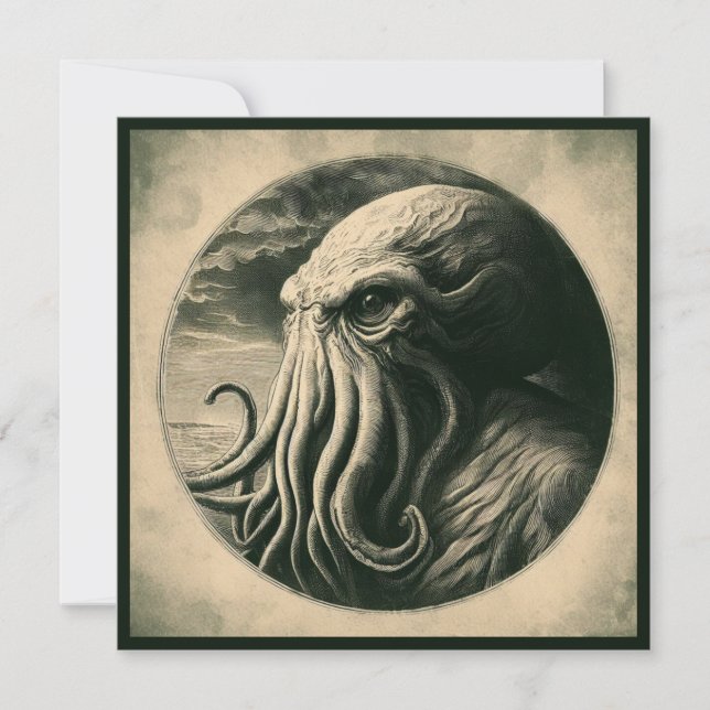 Carte Cthulhu Horreur Lovecraft Mythos (Devant)