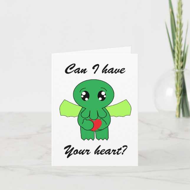 Carte Cthulhu veut votre coeur (Devant)