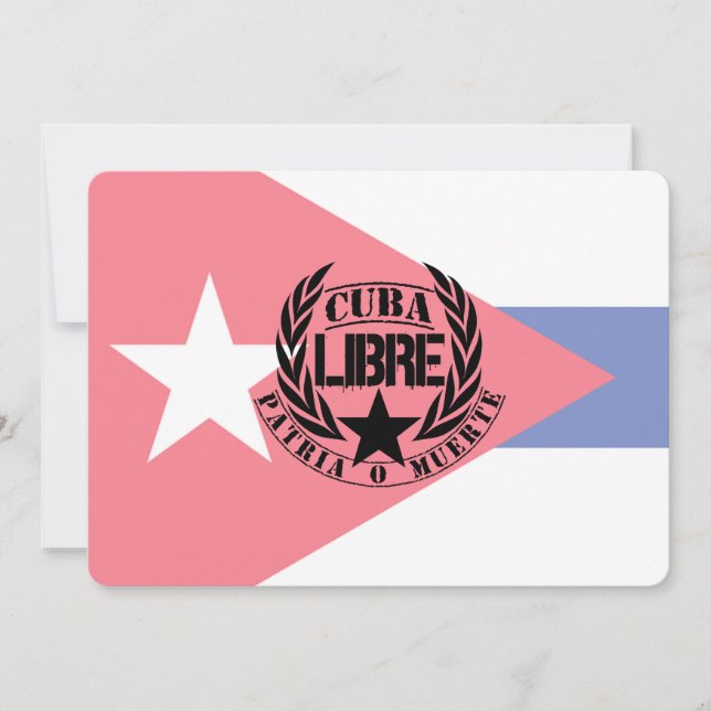 Carte Cuba Libre Motto Laurels (Devant)