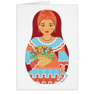 Carte Cubaine Sienna Matryoshka