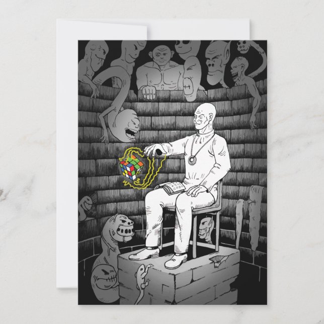 Carte Cube magique avec monstres (Devant)