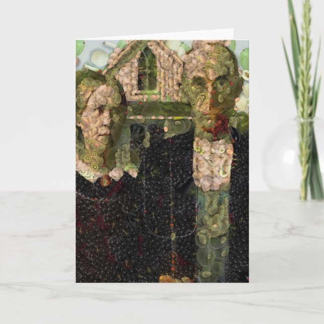 Carte Cuillère d'art gothique végétalien (Devant)