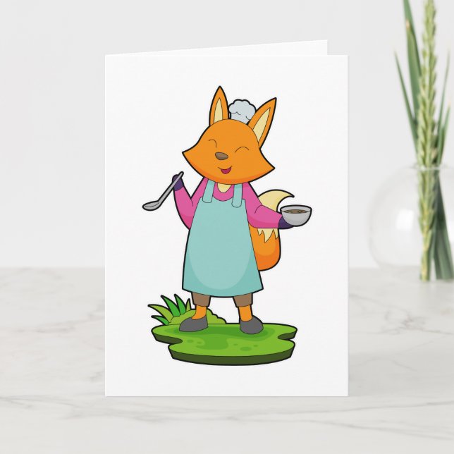 Carte Cuillère de Cuisine Fox Chef Bowl (Devant)
