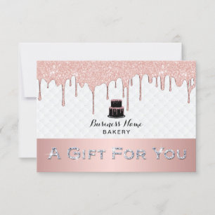 Carte Cuisine boulangerie Rose Gold Driving Pâtisserie
