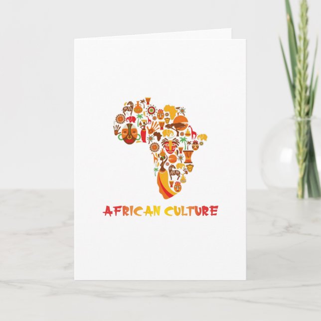 Carte Culture africaine (Devant)