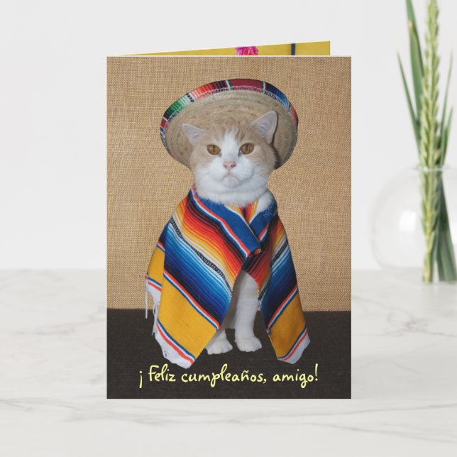 Carte Cumpleanos de Feliz ! (Devant)