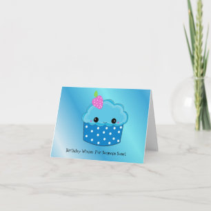 Carte Cupcake Anniversaire Voeux