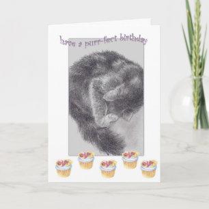 CARTE CUPCAKE D'ANNIVERSAIRE PRÉOCCUPANT