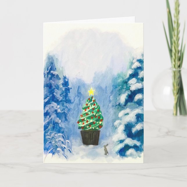 Carte Cupcake de Noël #1 (Devant)