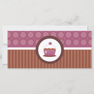 Carte Cupcake Shop ou Boulangerie Certificats cadeaux