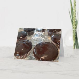 Carte Cupcakes au Ganache de Chocolat