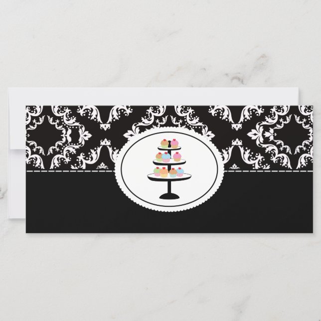 Carte Cupcakes Boulangerie Boutique Style Certificats ca (Devant)