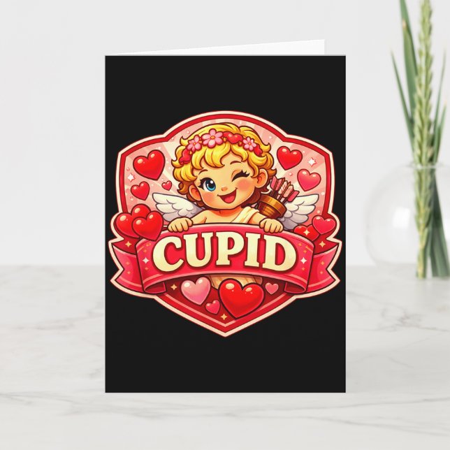 Carte Cupid Blonde Valentine  (Devant)
