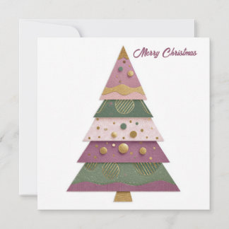 Carte Custom festive Christmas Tree Greeting