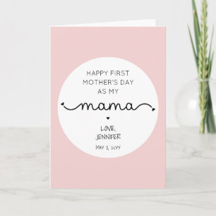 Carte Custom First Mother's Day New Mama