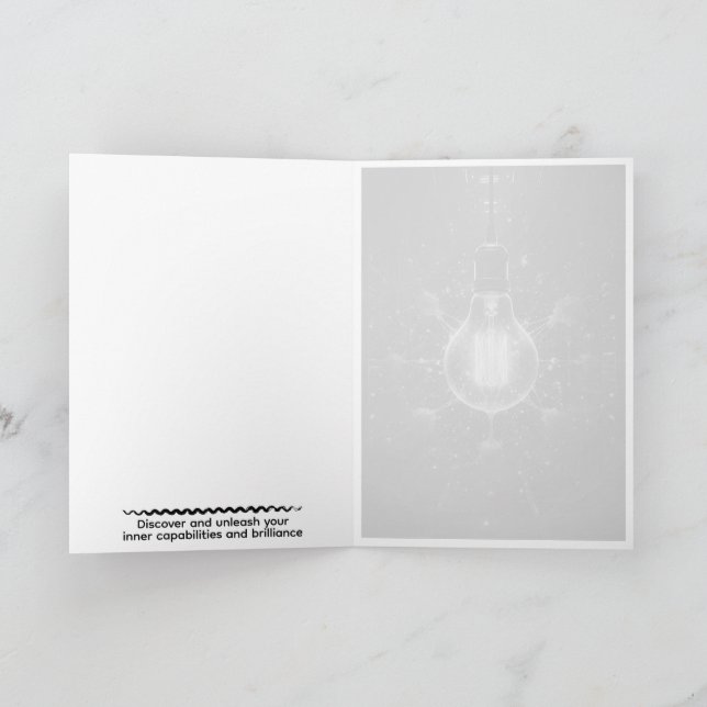 Carte Custom Motivational Quote Card (Intérieur)