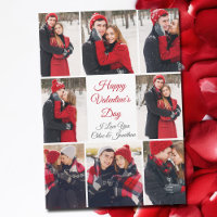 Custom Valentine's Day Romantic Love Photo Collage