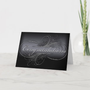 Carte Customisez votre propre design de graduation argen