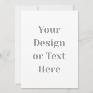 Carte Customizable Your Design or Text Here Personalized