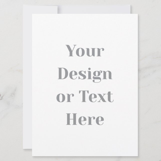 Carte Customizable Your Design or Text Here Personalized (Devant)
