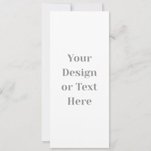 Carte Customizable Your Design or Text Here Personalized (Devant)