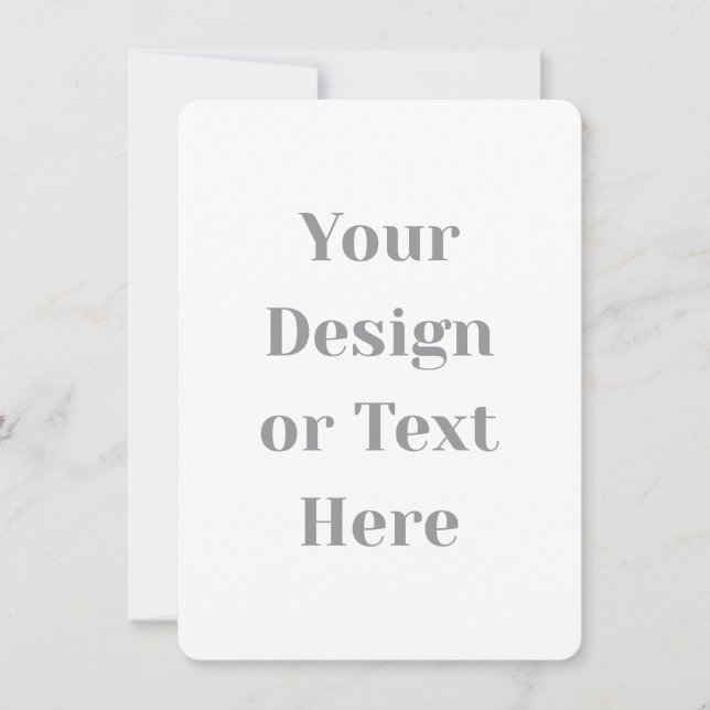 Carte Customizable Your Design or Text Here Personalized (Devant)