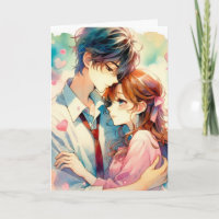 Cute Anime Thème Personnalisé Saint Valentin