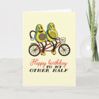 Cute Avocado Couple Pun Drôle Anniversaire