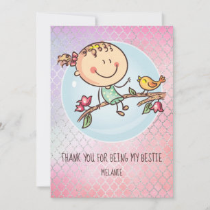 Carte Cute BFF Besties Kawaii Toxits for Girls Friends