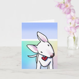 Carte Cute Bull Terrier
