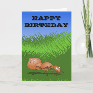 Carte Cute Cartoon Ant