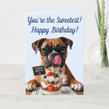 Cute Chien & Sweets Anniversaire