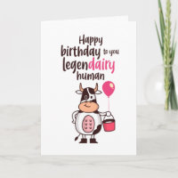 Cute Cow Milk Pun Legendairy Human Fundy Anniversa