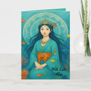 Carte Cute Cute Whismusical Underwater Princesse
