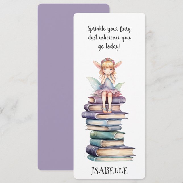 Carte Cute Fairy Signet (Devant / Derrière)