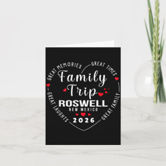 Carte Cute Family Trip Roswell New Mexico 2026 Memories