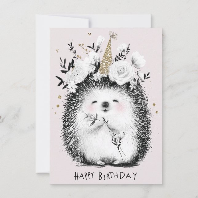Carte Cute Funny Birthday Card (Devant)