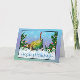Carte Cute Hoppy Holiday Frog