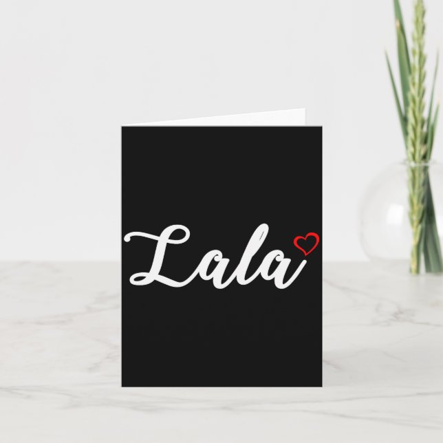 Carte Cute Lala Lover Gift For Women Grandma Christmas  (Devant)