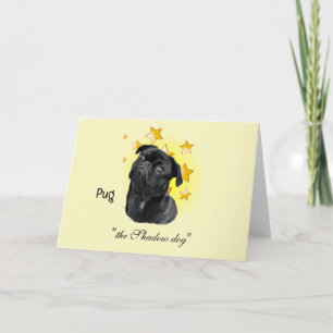Carte Cute Little Black Carlin est une étoile