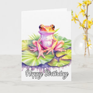 Carte Cute Little Repose Froggie