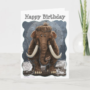 Carte Cute Mastodon