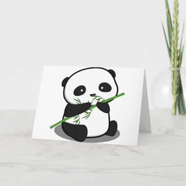 Carte Cute Panda (Devant)