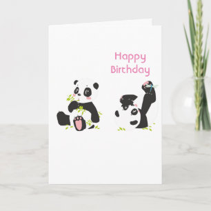 Carte Cute panda