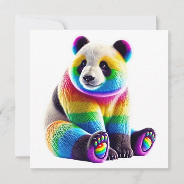Carte Cute Rainbow (Devant)